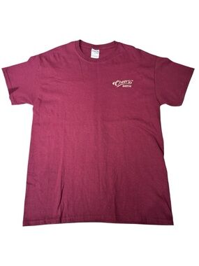 Cheers Boston Burgundy Short Sleeve Tee Shirt Unisex Size M